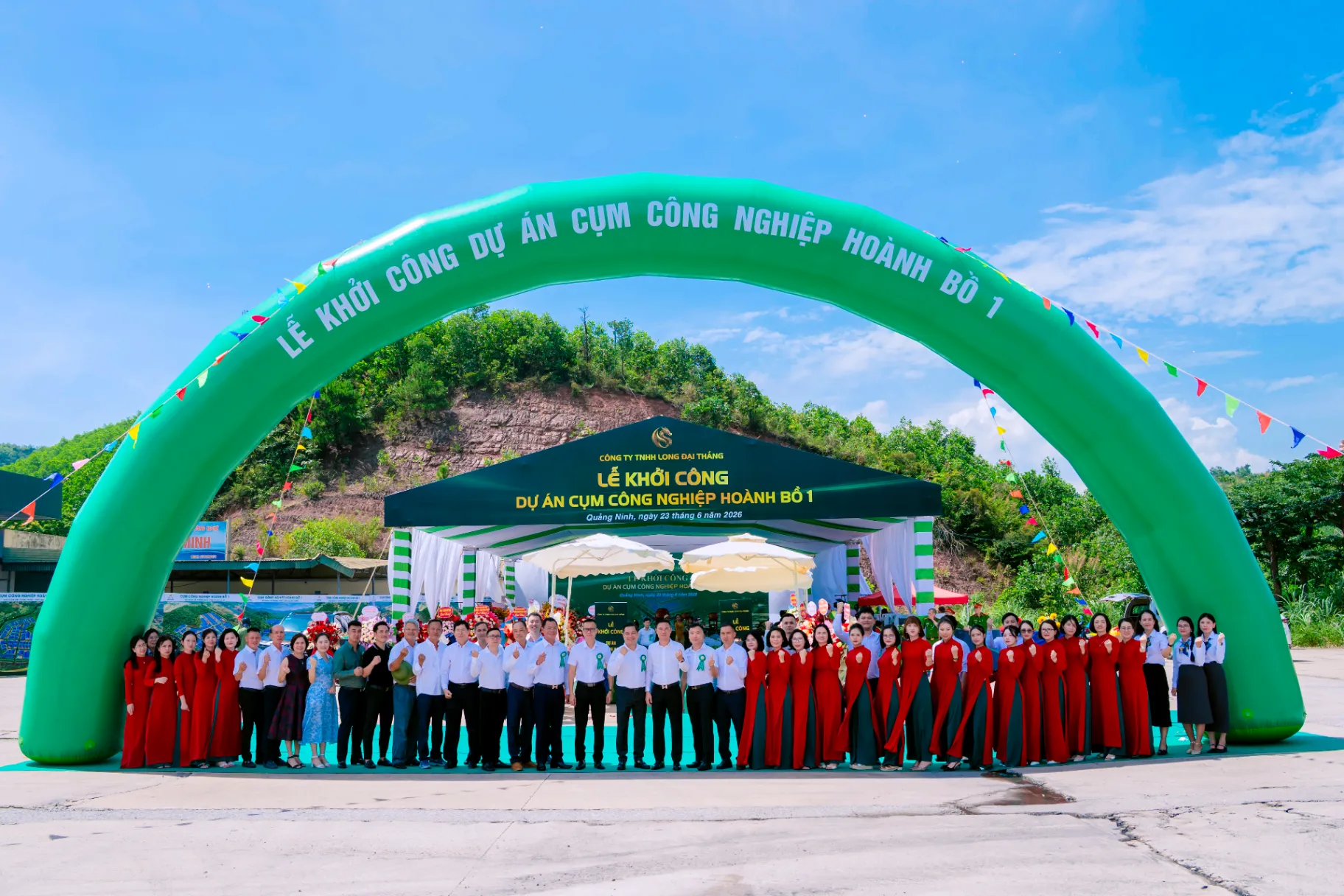 Lễ khởi công dự án công nghiệp Hoành Bồ 1