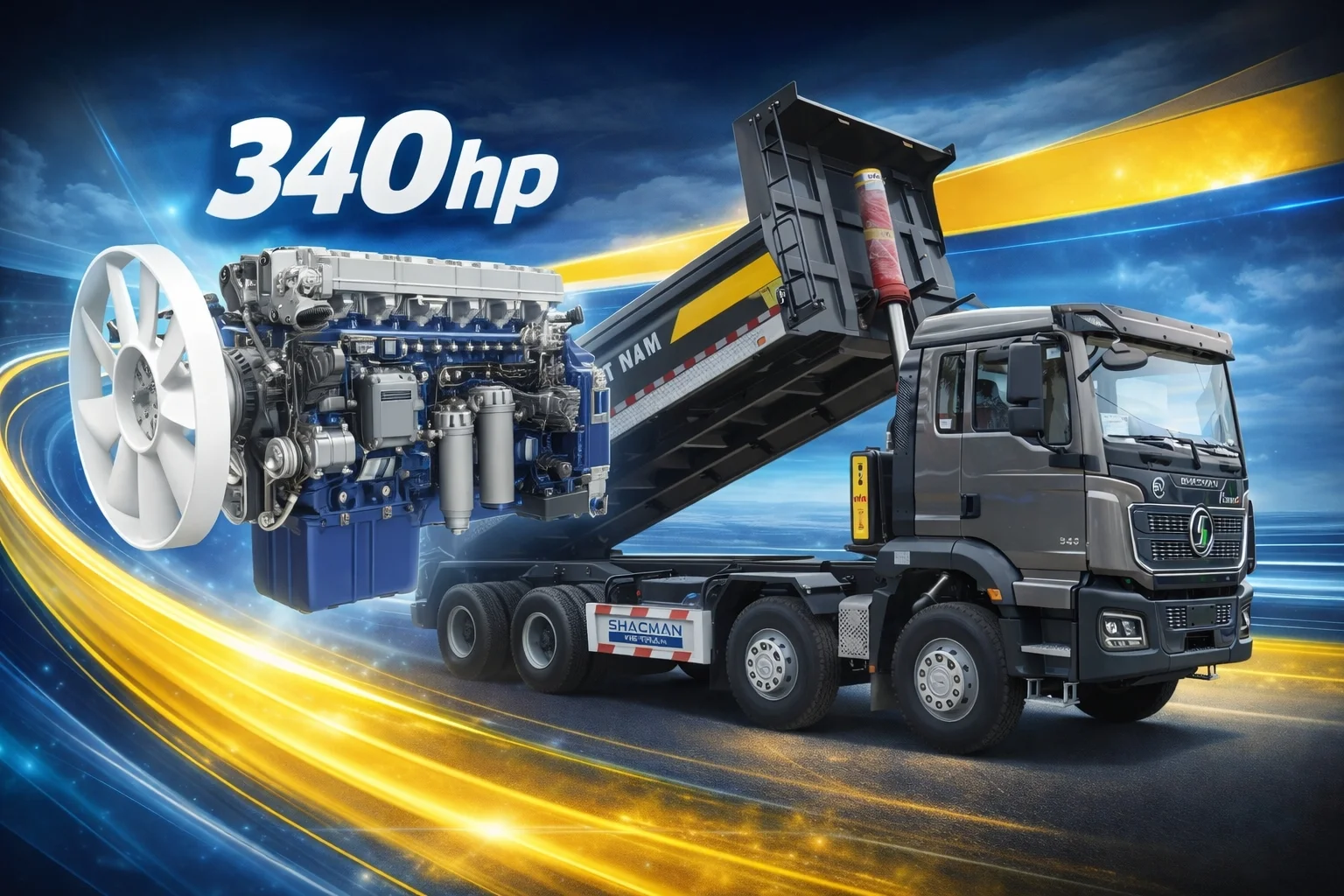 Xe ben Shacman H3000S